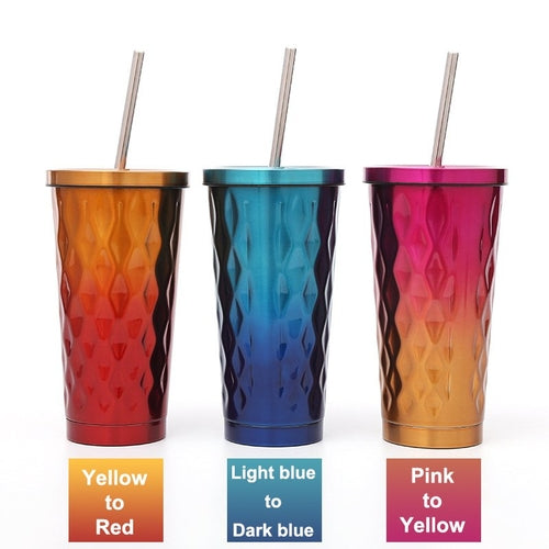 3D Geometric Stainless Tumbler