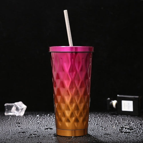 3D Geometric Stainless Tumbler